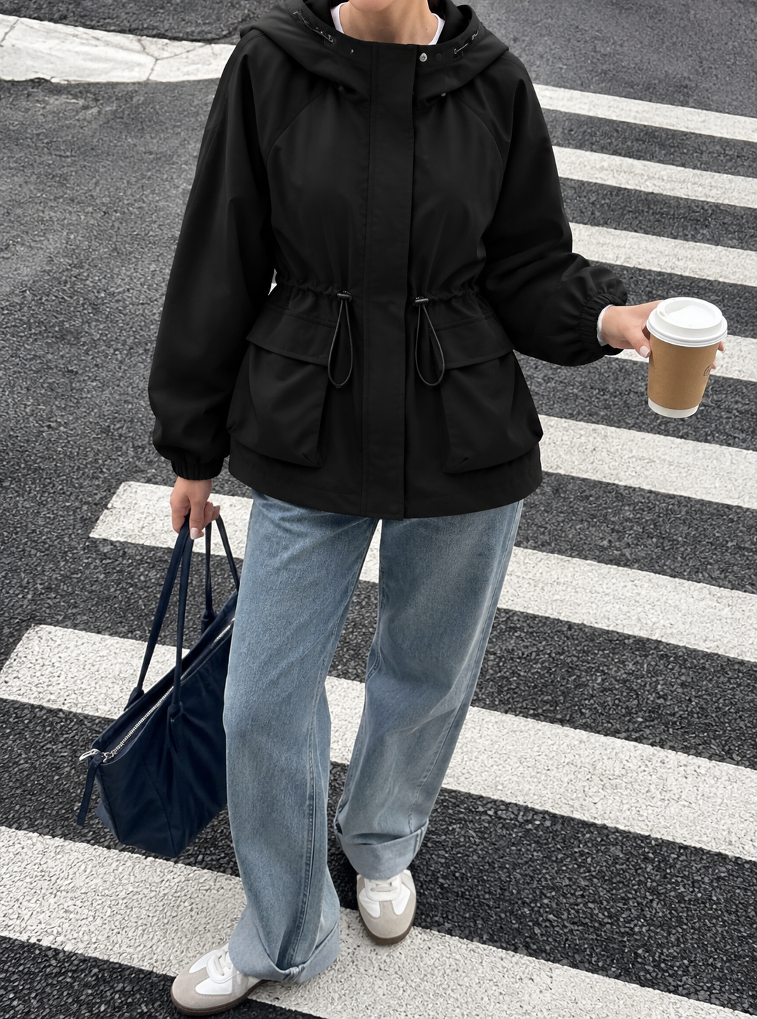Veste imperméable à capuche Brielle