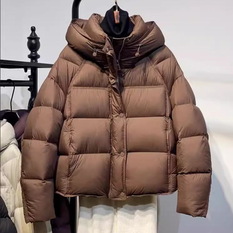Lara Hooded Glossy Puffer Jacket
