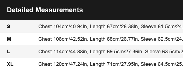 Size Guide