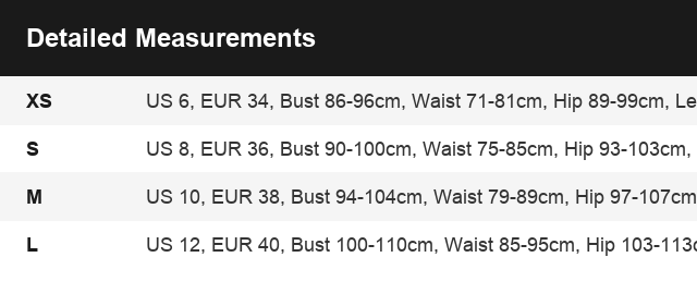 Size Guide