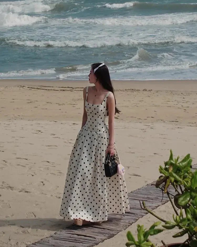 Petra Polka Dot Midi Dress
