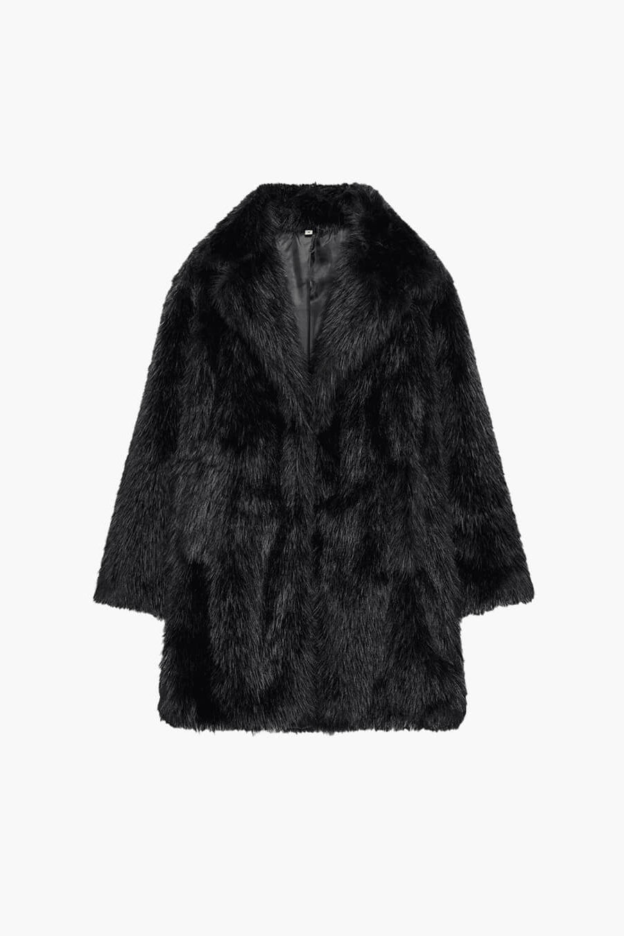 ZEYA - Agnes Mid Length faux fur Coat