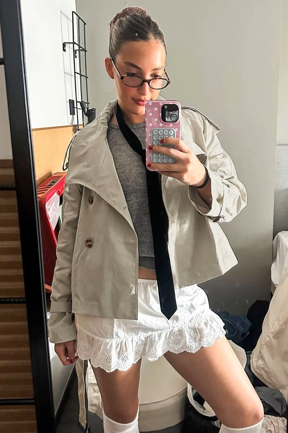 ZEYA - Amelie Belted Trench Coat