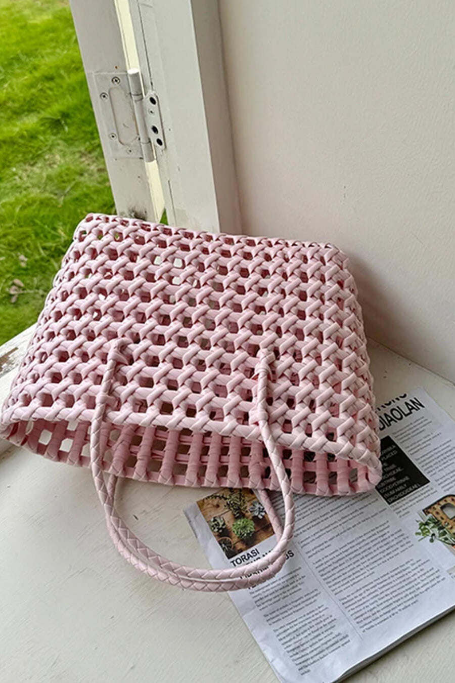 ZEYA - Annie Open-Weave Tote Bag