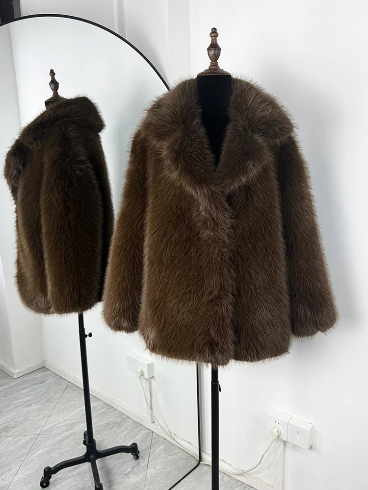 ZEYA - Beatrix Oversized Faux Fur Coat