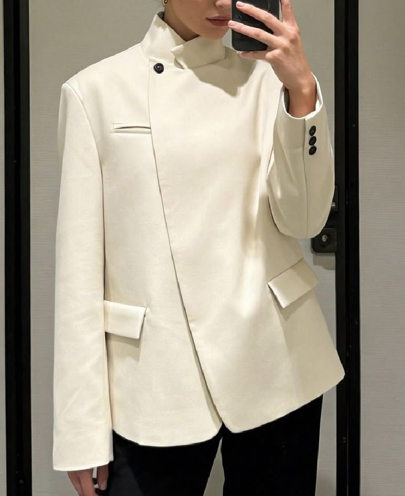 ZEYA - Bessie Vintage Asymmetric Blazer