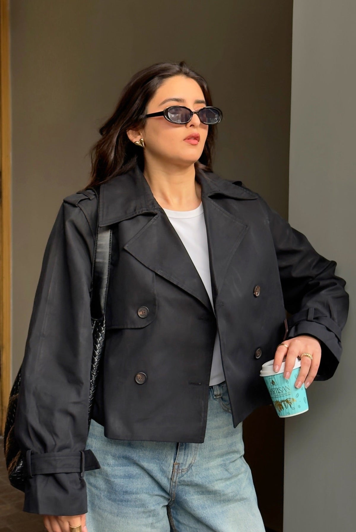 ZEYA - Bettany Cropped Trench Coat