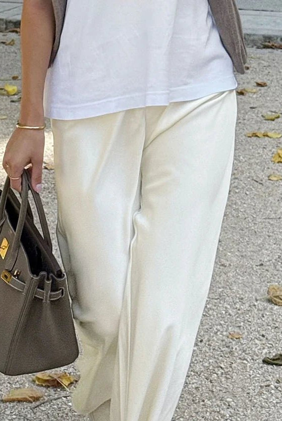 ZEYA - Brie Satin Flare Pants