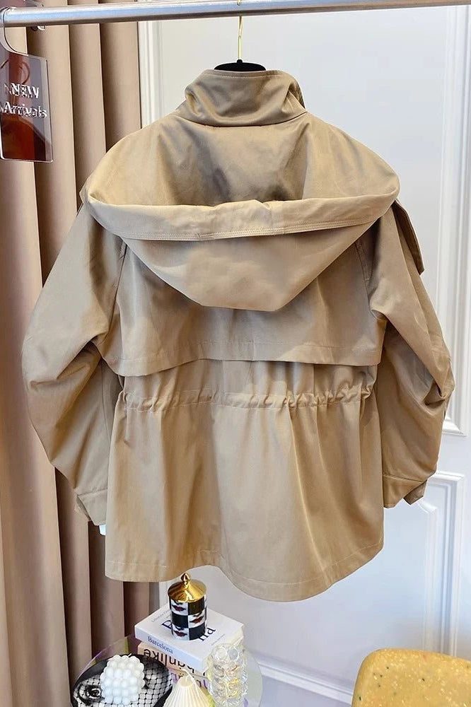 ZEYA - Brittany Hooded Short Trench Coat