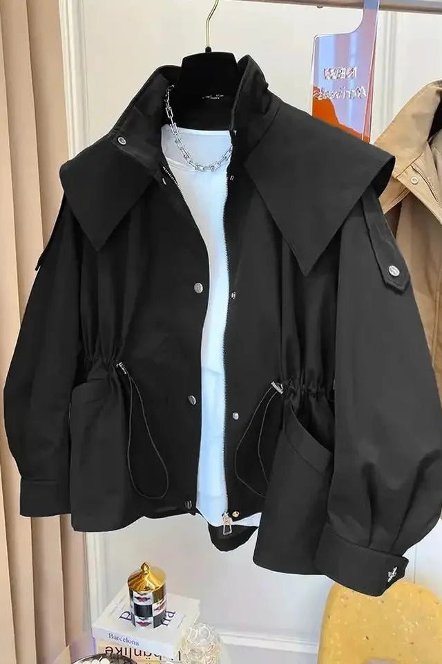 ZEYA - Brittany Hooded Short Trench Coat