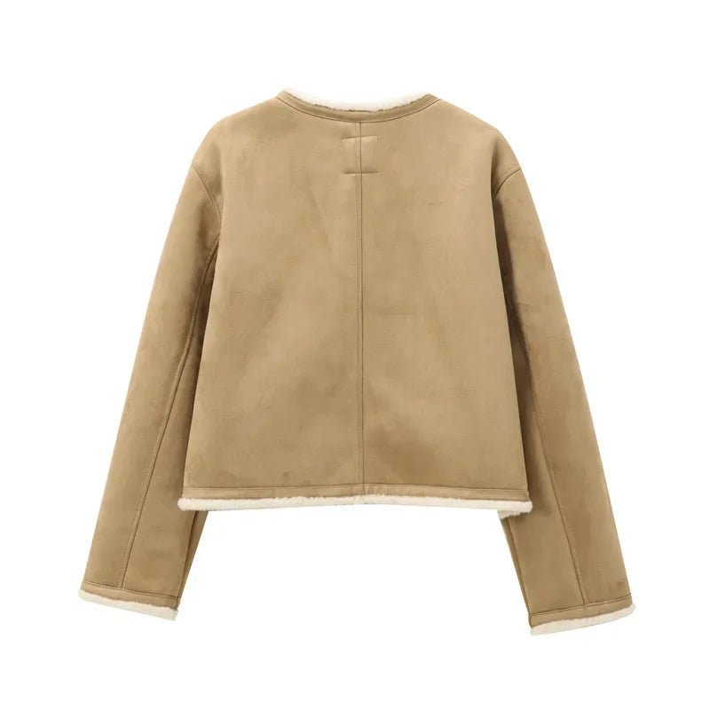 ZEYA - Candace Faux Fur Suede Coat