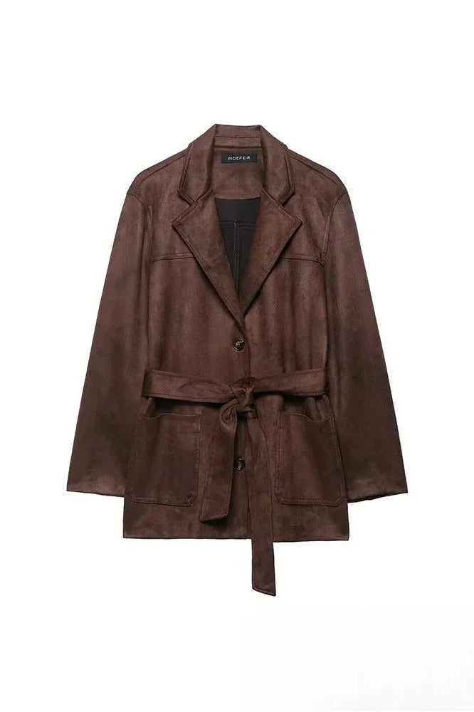ZEYA - Daisy Suede Blazer