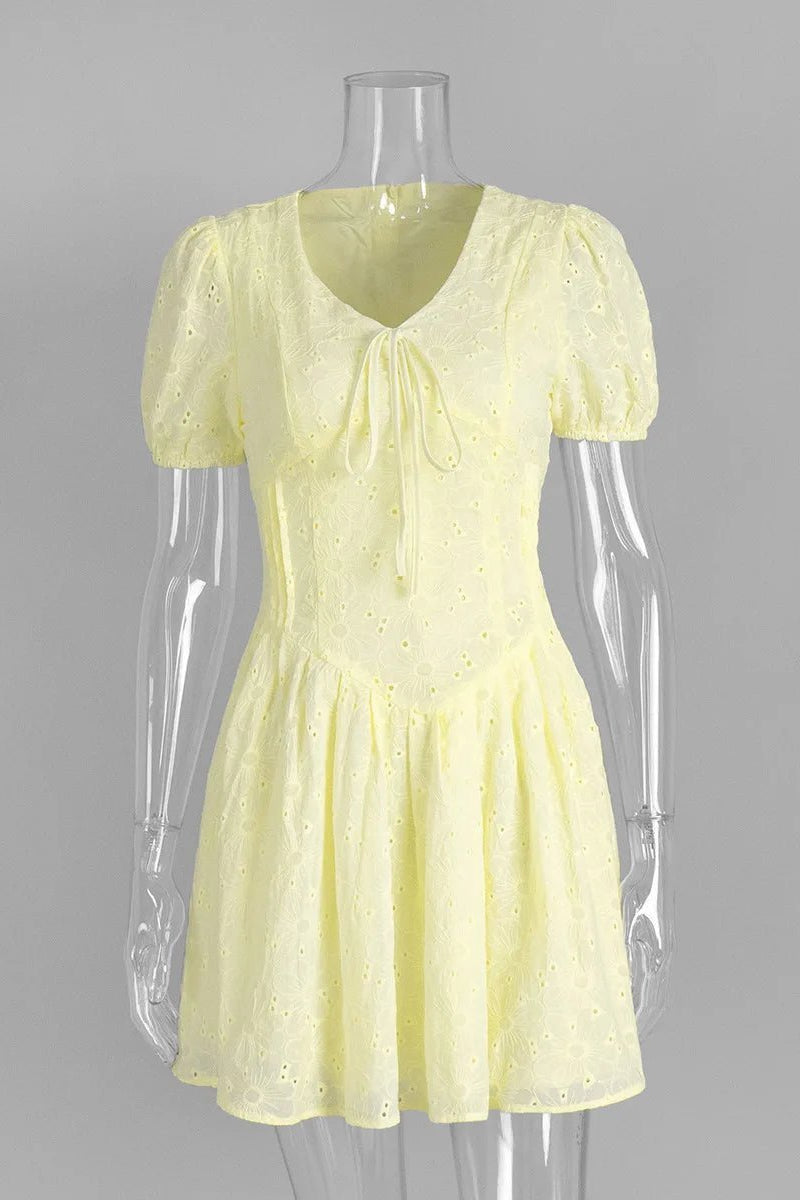 ZEYA - Denise Puff Sleeve Mini Dress