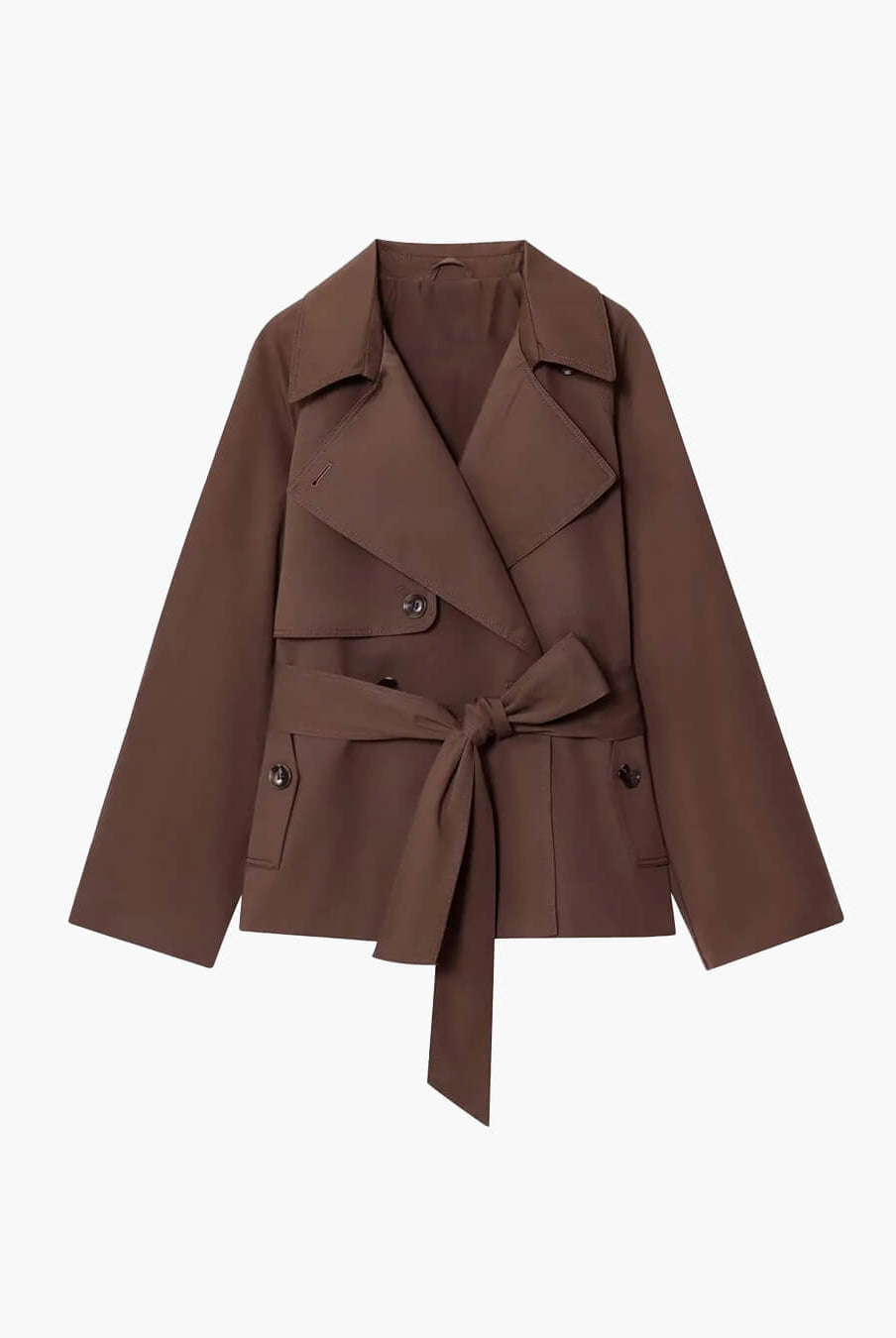 ZEYA - Dianna Belted Short Trench Coat