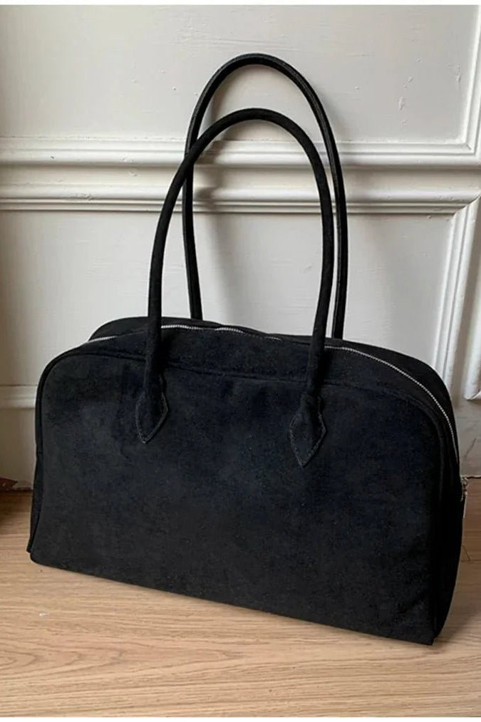 ZEYA - Dominica Suede Shoulder Bag