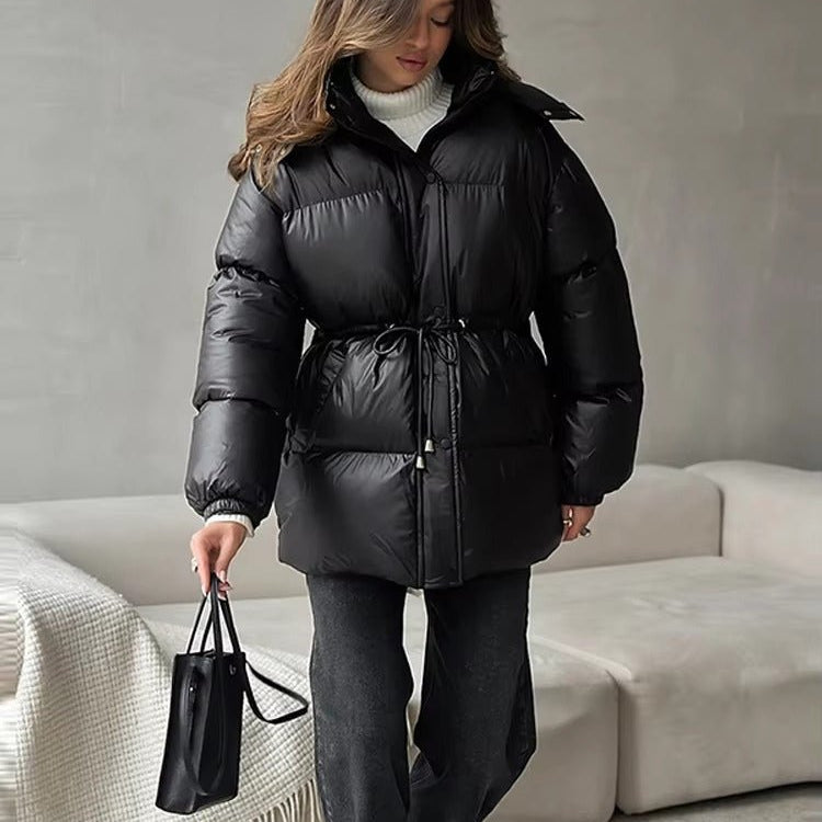 ZEYA - Elaine Drawstring Hooded Puffer Coat
