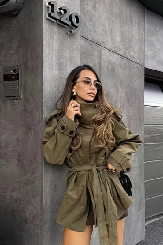 ZEYA - Elena Belted Trench Coat