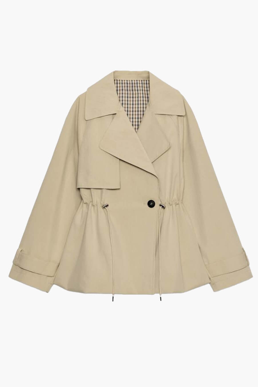 ZEYA - Ellen Lapel Collar Trench Coat