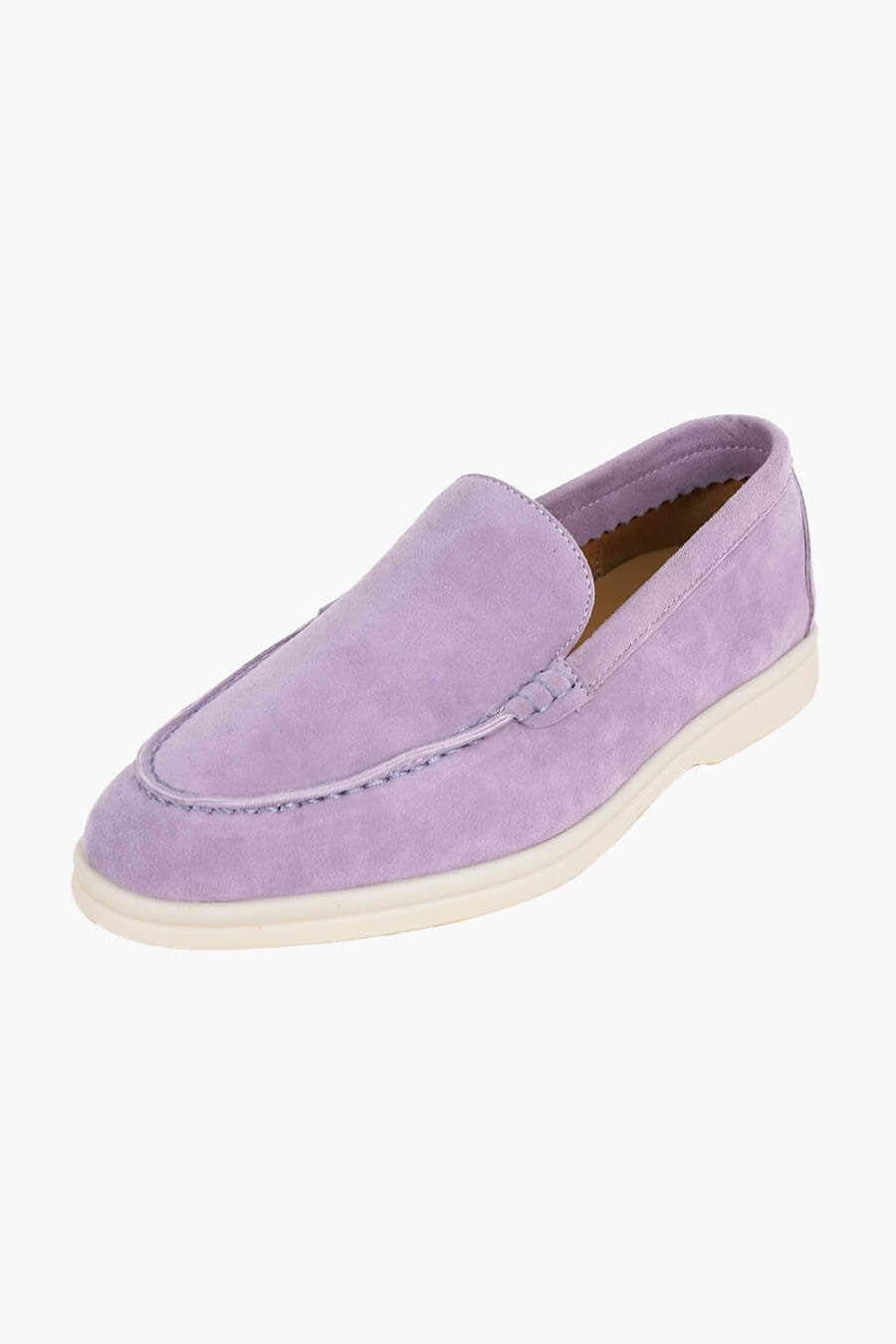 ZEYA - Elvira Suede Flat Moccasin Loafers