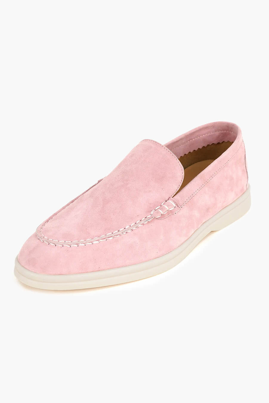 ZEYA - Elvira Suede Flat Moccasin Loafers