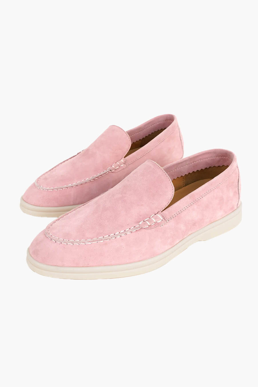 ZEYA - Elvira Suede Flat Moccasin Loafers
