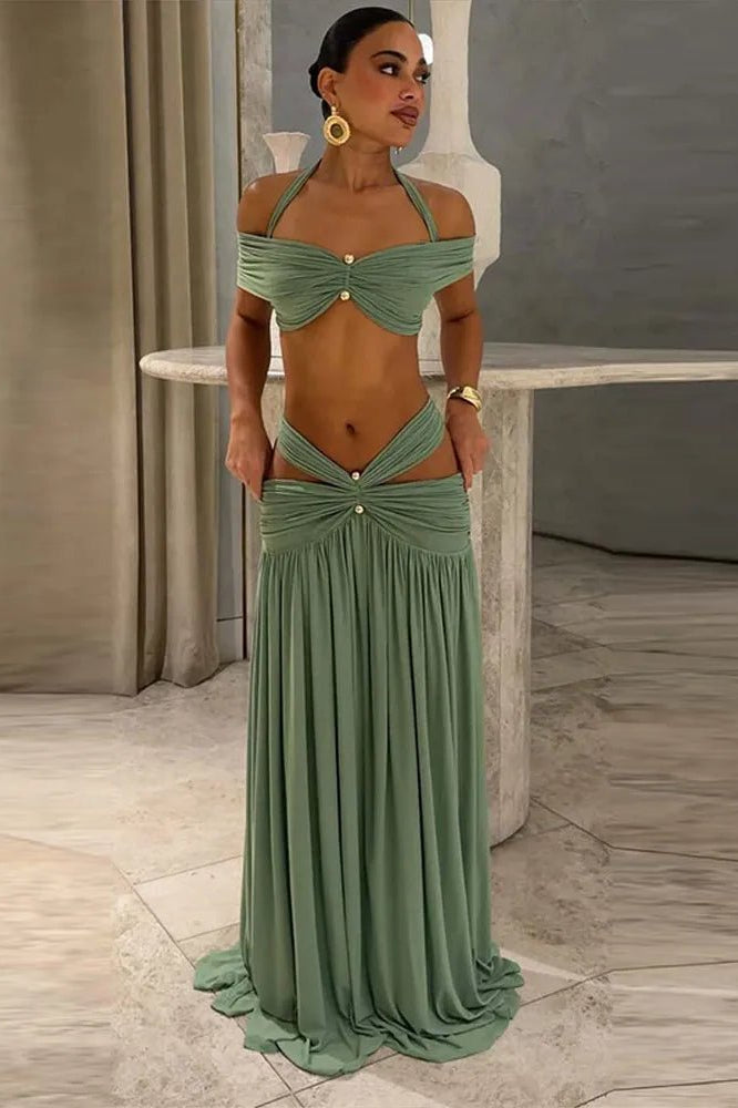 ZEYA - Emilia Backless Beach Two-Piece Set