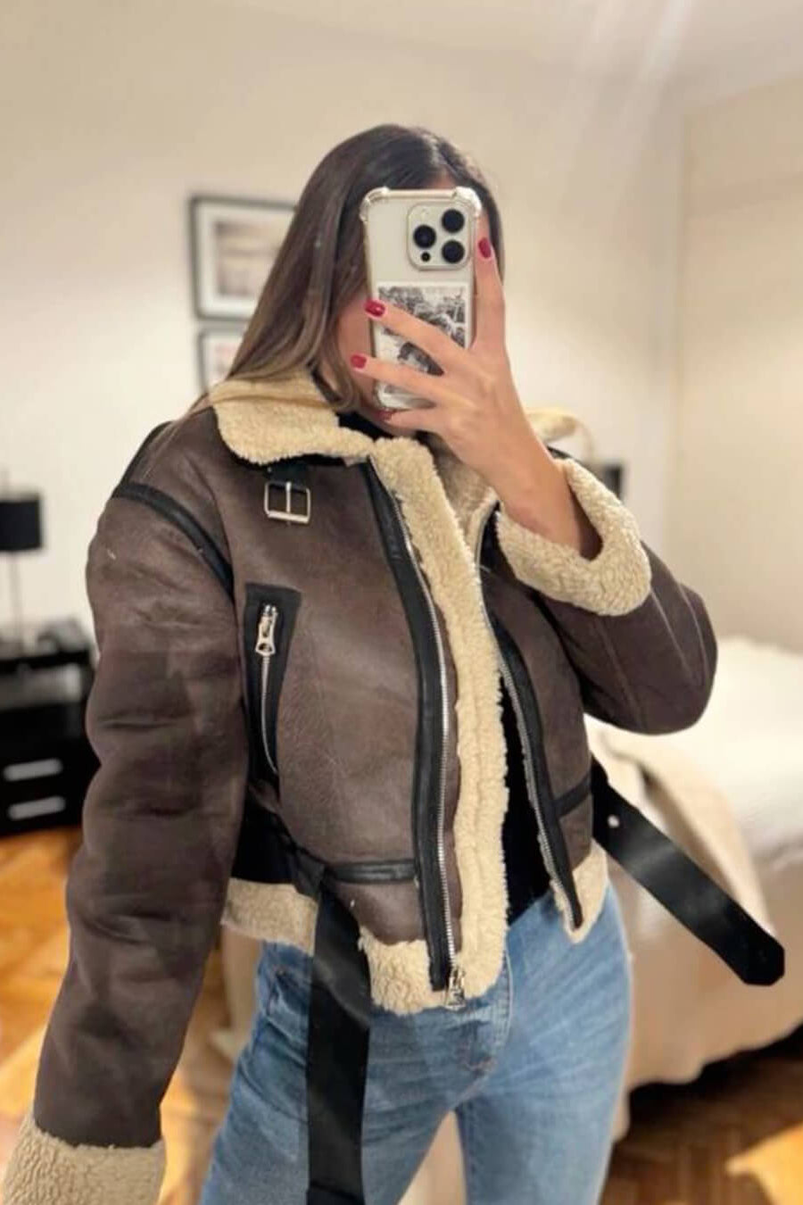 ZEYA - Emma Faux Leather Jacket