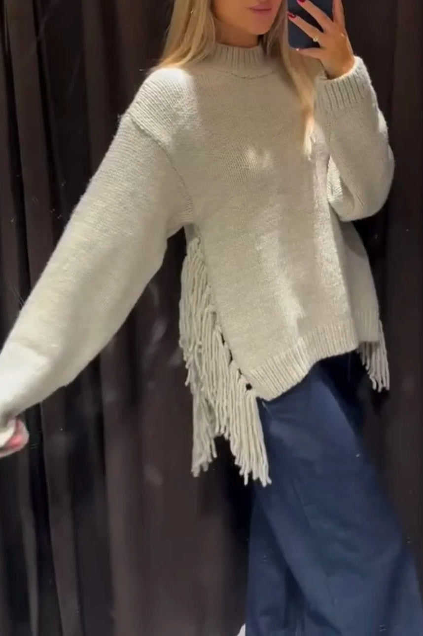 ZEYA - Eva Tassel Knit Sweater
