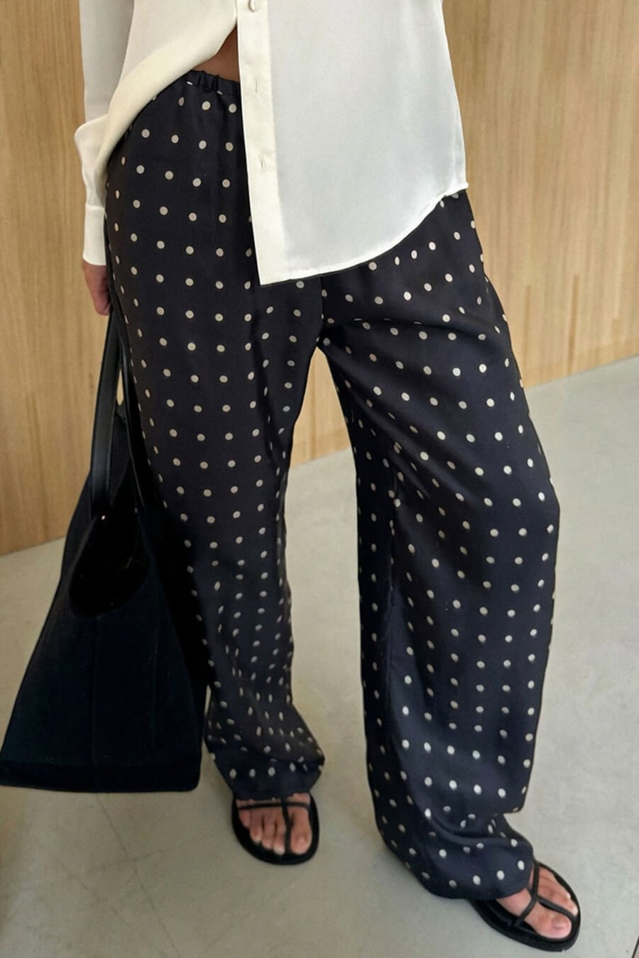 ZEYA - Evita Polka Dot Satin Pants