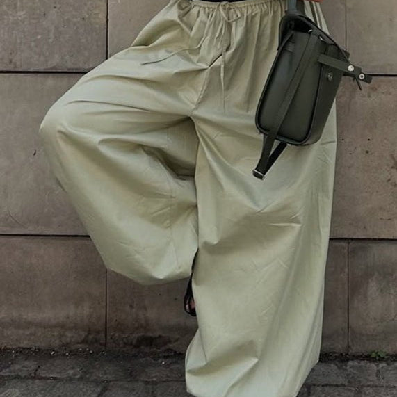 ZEYA - Fenella Elastic Waist Baggy Pants