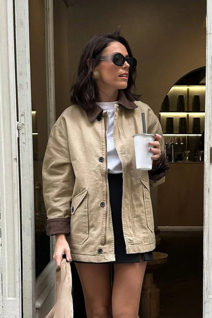 ZEYA - Fiona Vintage Utility Canvas Jacket