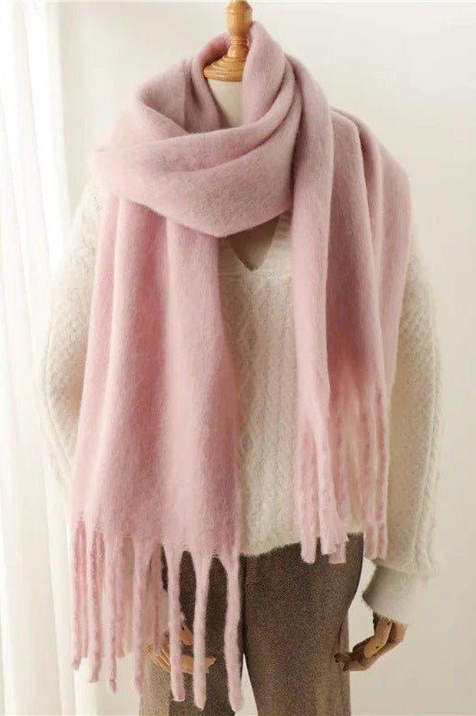 ZEYA - Gabriella Tasseled Winter Scarf