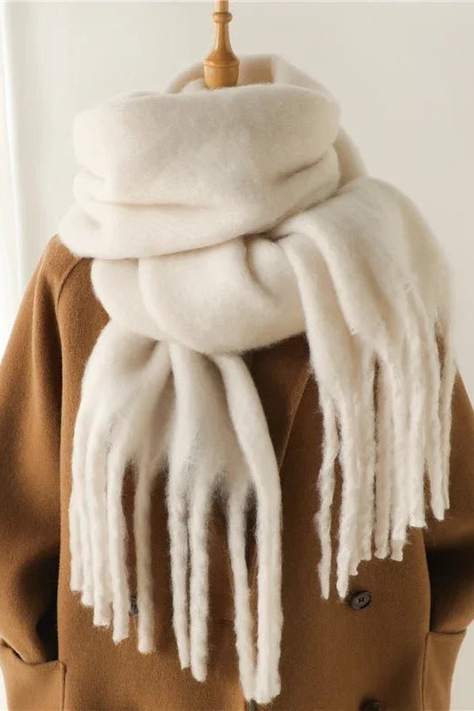 ZEYA - Gabriella Tasseled Winter Scarf