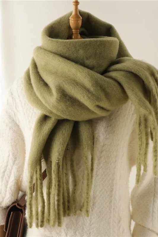 ZEYA - Gabriella Tasseled Winter Scarf