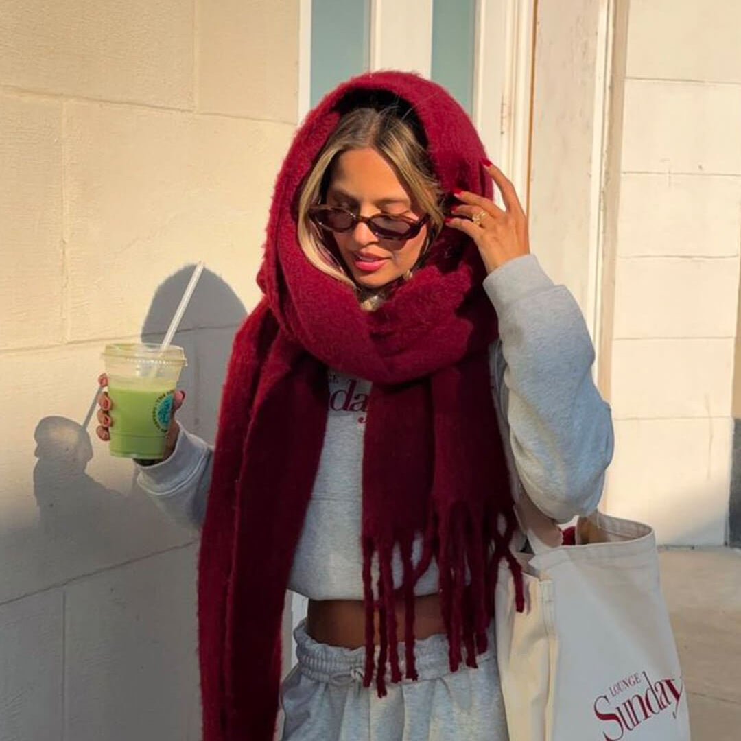 ZEYA - Gabriella Tasseled Winter Scarf