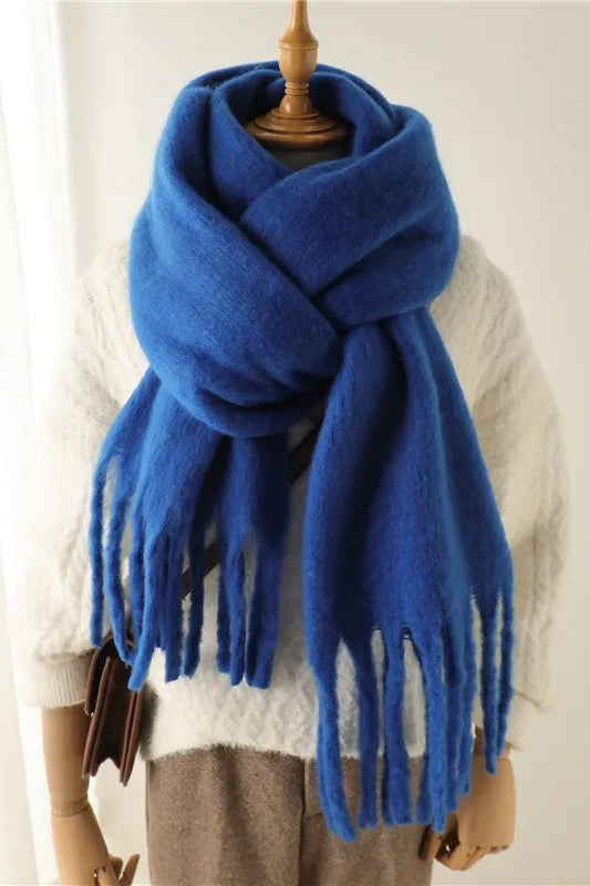 ZEYA - Gabriella Tasseled Winter Scarf