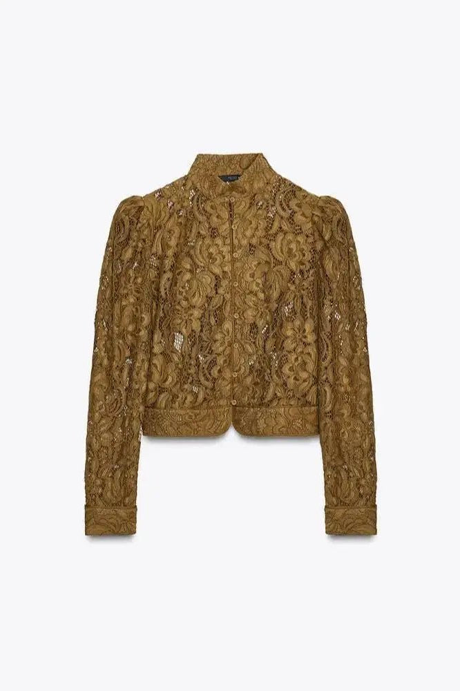 ZEYA - Hannah Lace Sheer Blouse