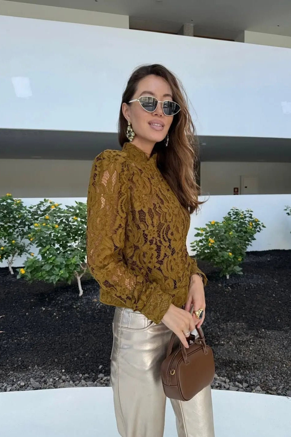 ZEYA - Hannah Lace Sheer Blouse