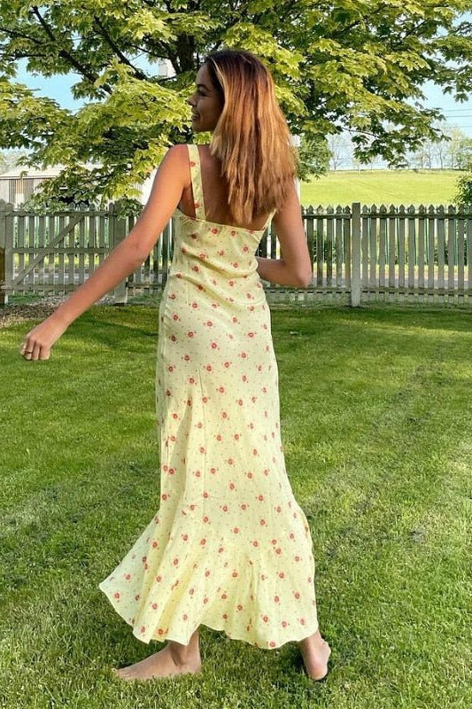 ZEYA - Hermione Flared Ruffle Floral Dress