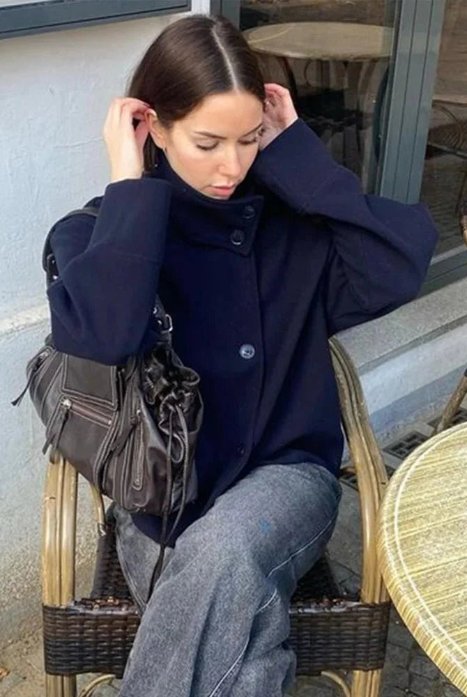ZEYA - Isabella Elegant Jacket with Stand Collar