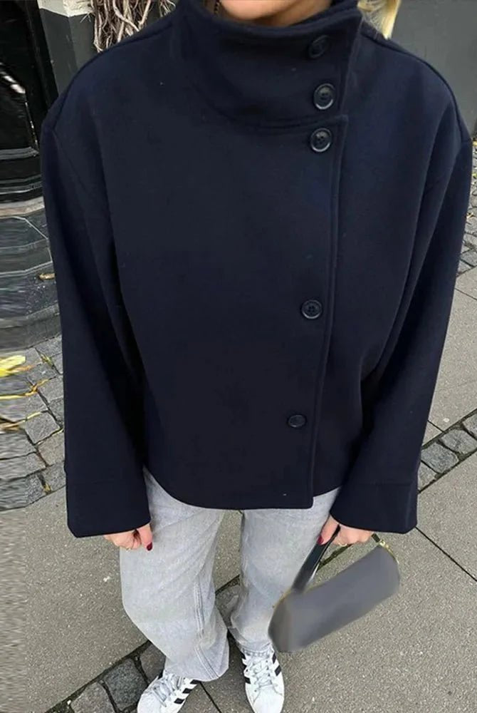 ZEYA - Isabella Elegant Jacket with Stand Collar