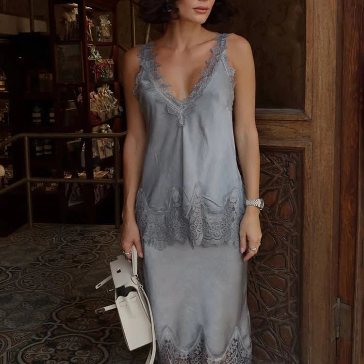 ZEYA - Janet Lace Hem Cami Top