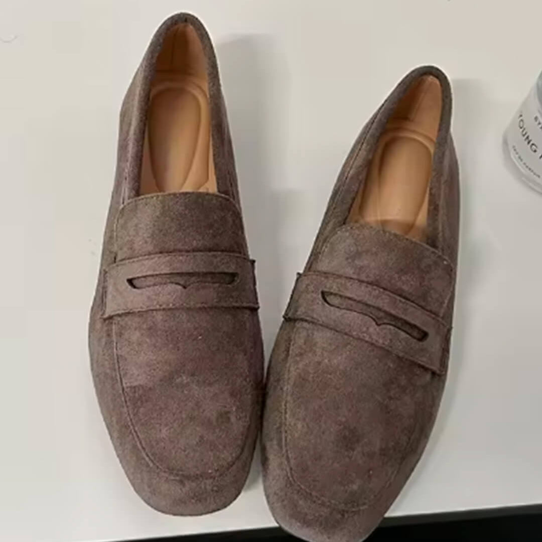 ZEYA - Janna Suede Slip - On Loafers