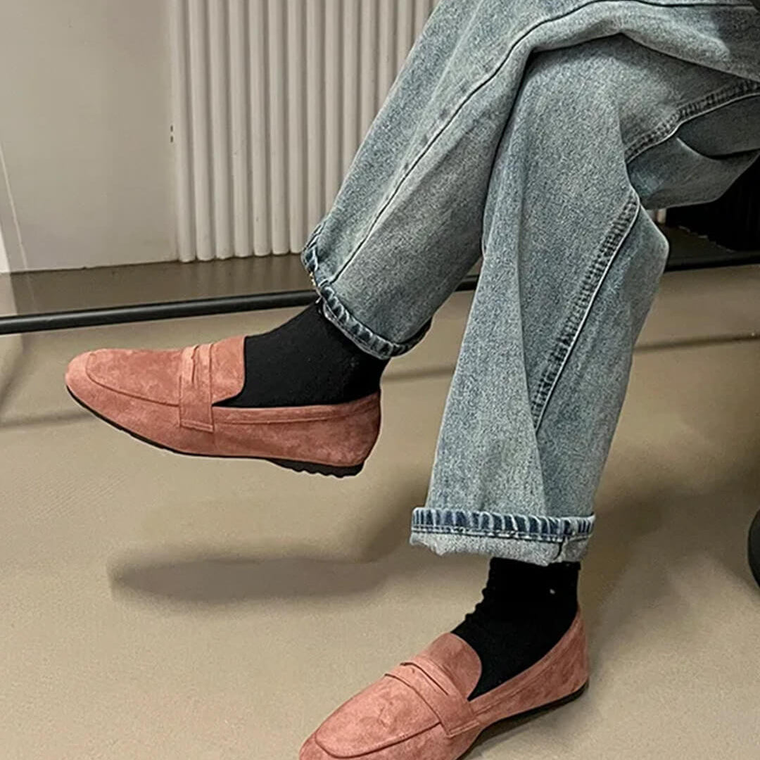 ZEYA - Janna Suede Slip - On Loafers