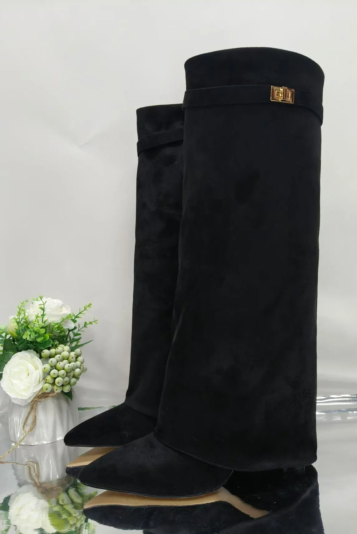 ZEYA - Jasmin Leather Lace-Up Boots