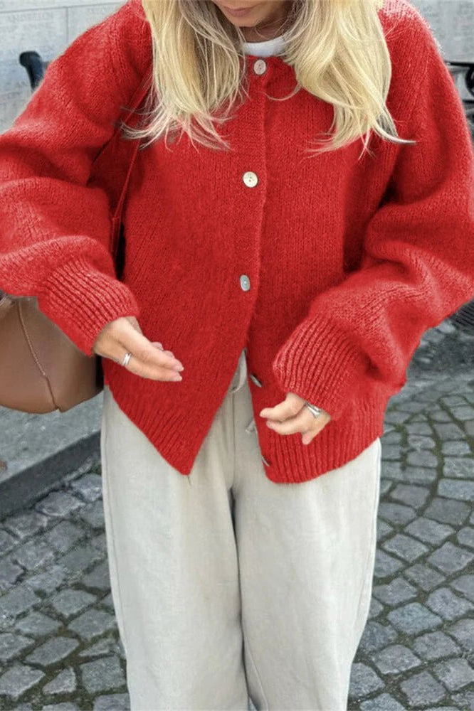 ZEYA - Jasmine Fuzzy Knit Cardigan