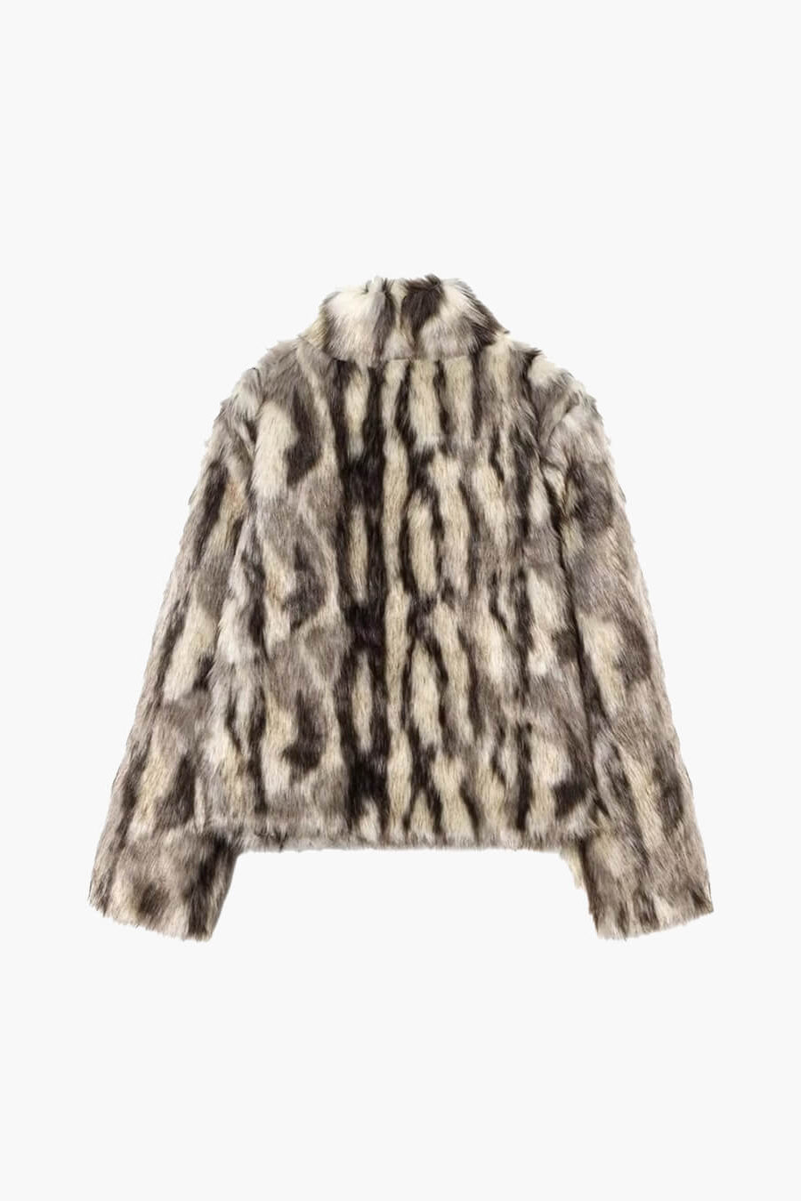 ZEYA - Jordy Leopard Faux Fur Coat