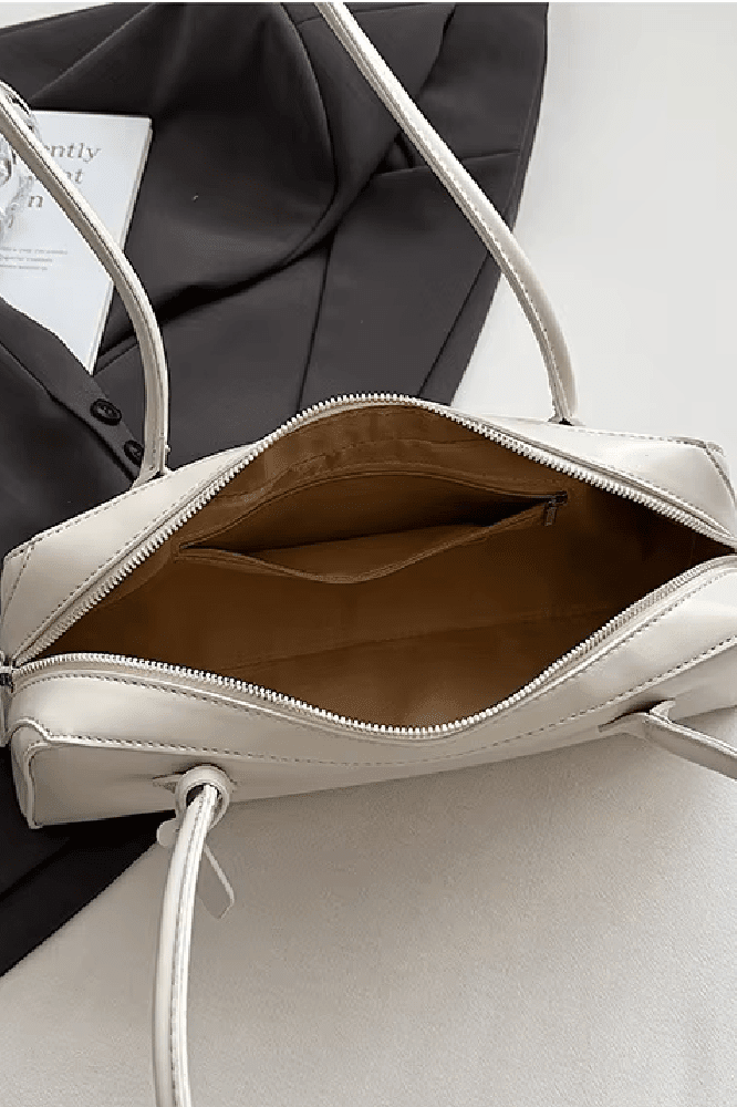 ZEYA - Julia Vintage Leather Baguette Bag