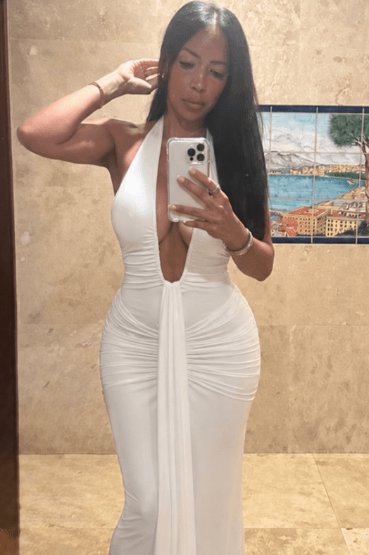 ZEYA - Kelly Halter Ruched Maxi Dress