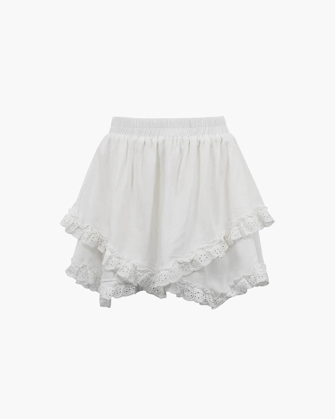 ZEYA - Kiara Ruffled Trim Layered Mini Skirt